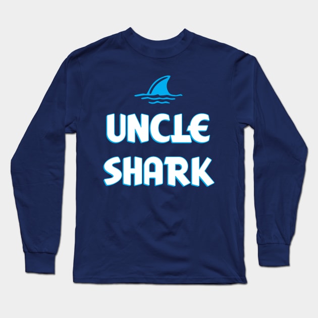 Uncle Shark Long Sleeve T-Shirt by NobleTeeShop